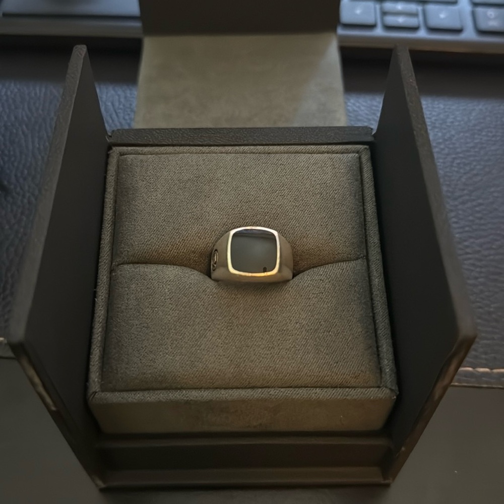 David yurman exotic stone signet ring size 7